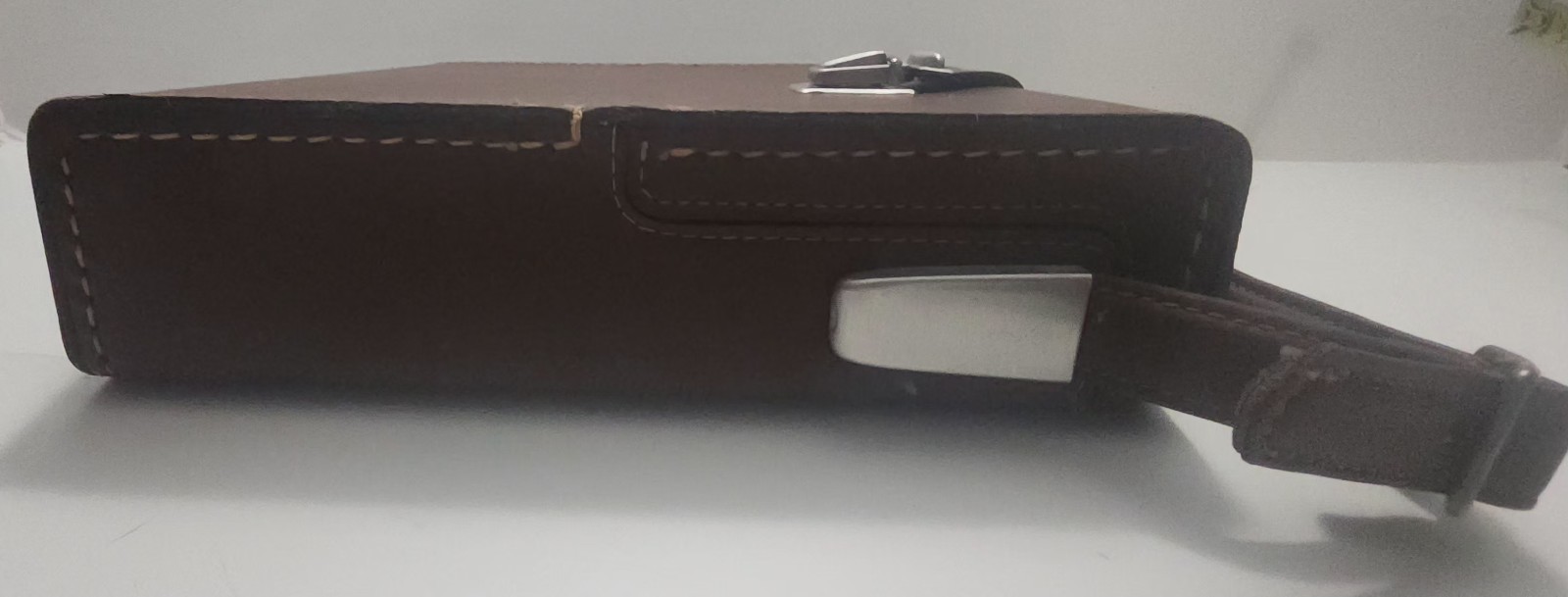 VTG Polaroid Sonar OneStep SX-70 Camera Case Brown Leather w/ Manuals Flash Bar