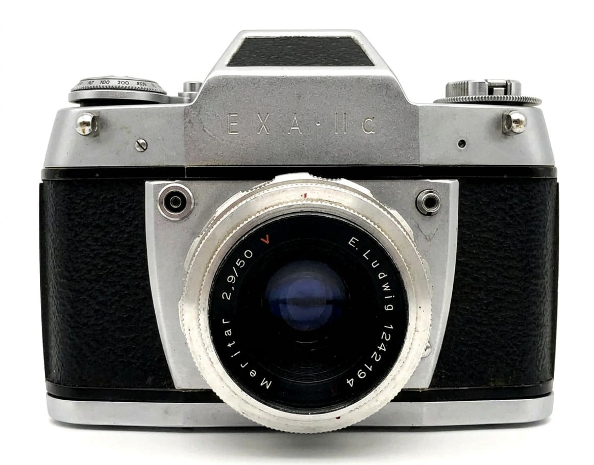 EasyBuy GbR II a EXA Analog SLR 35mm Kit Set Black Good E. Ludwig 50mm f/2.9