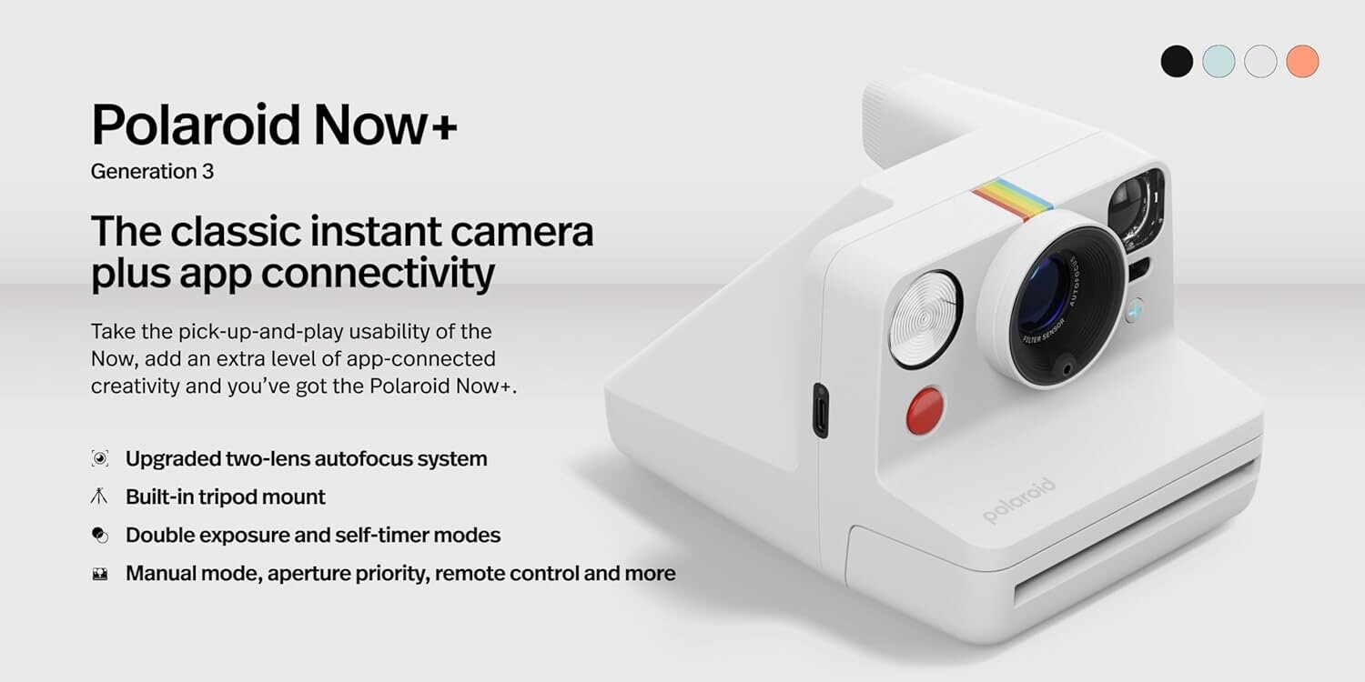 Polaroid Now Instant Camera Generation 3 Set: Brand New-Sealed Box!
