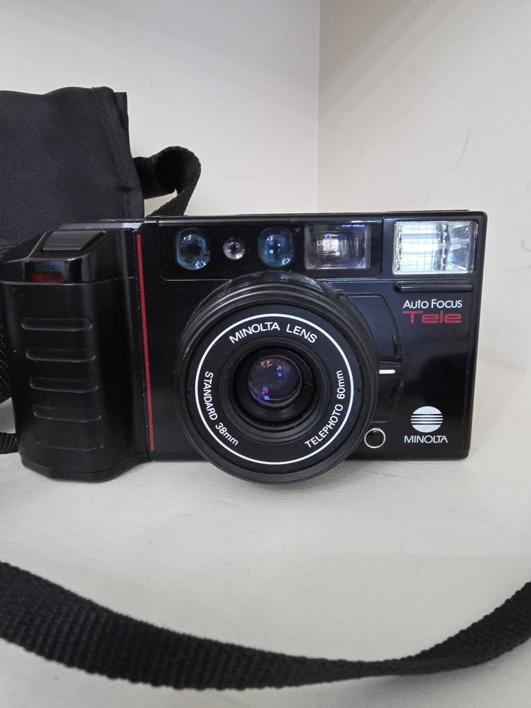 Vintage Minolta AF-Tele Auto Focus 35mm Film Camera Telephoto 60mm Lens