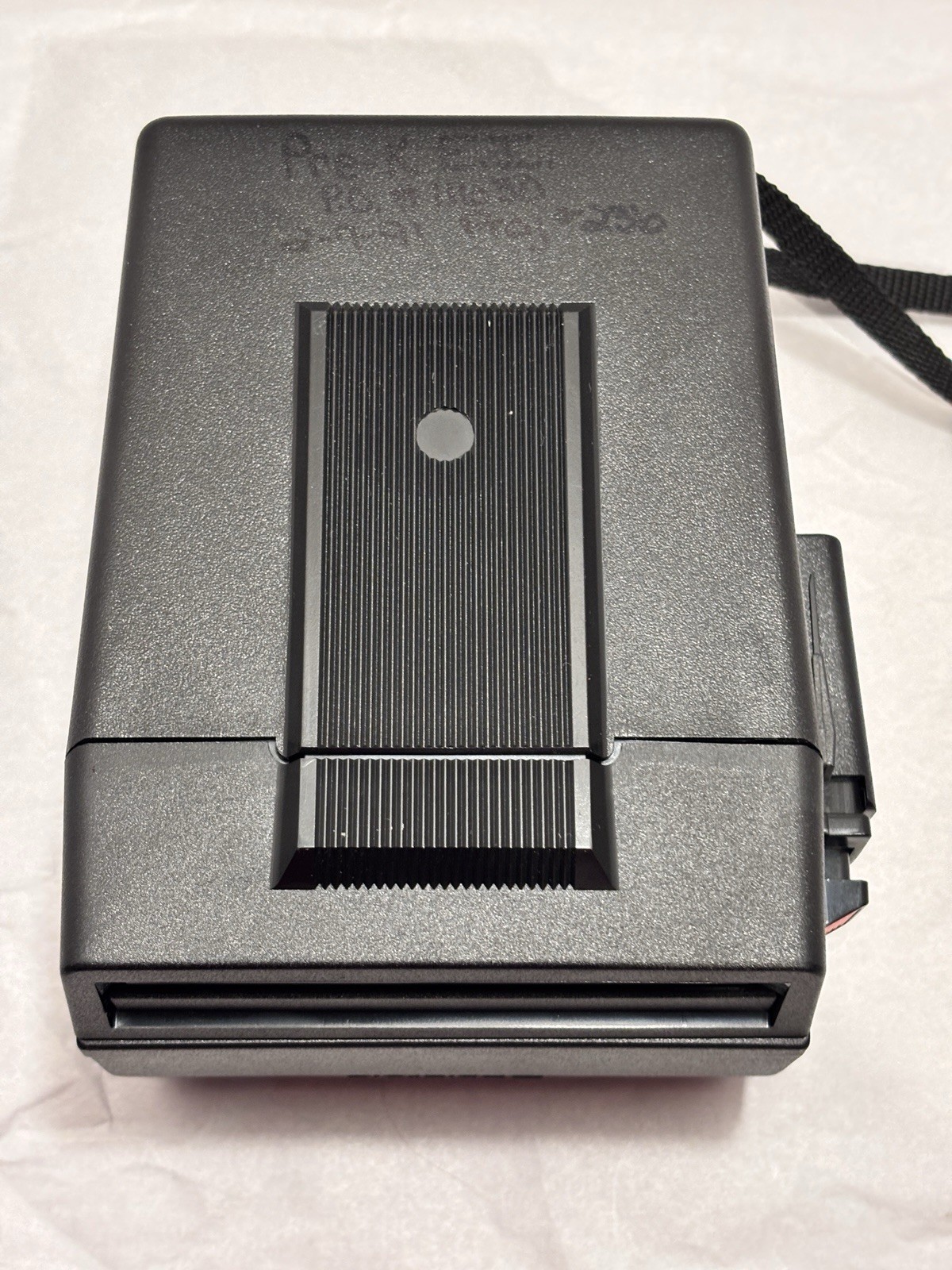 Vintage Polaroid One Step Flash 600 Plus Instant Film Camera Black WORKS