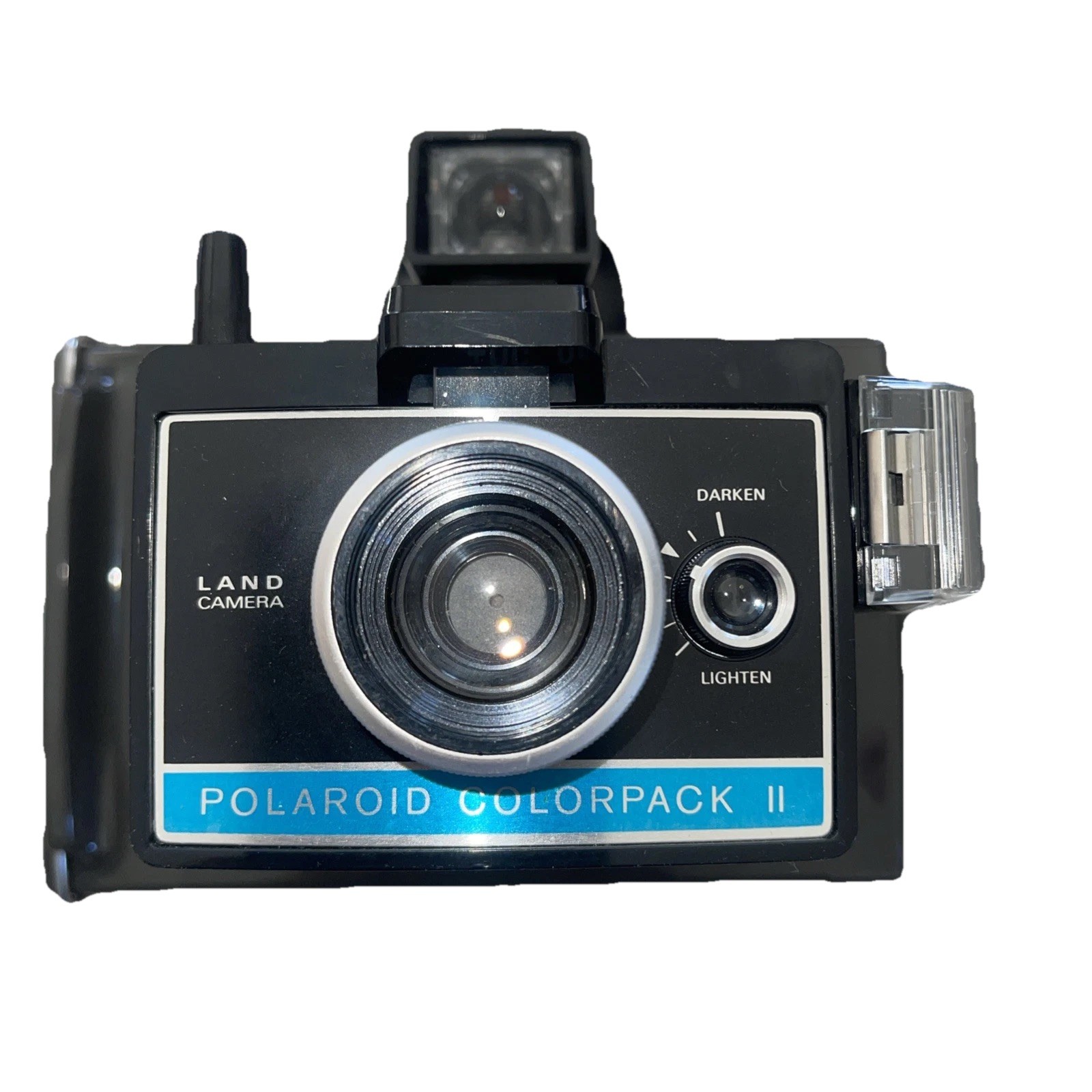 Vintage Polaroid Colorpack II Instant Film Camera – With Strap & Case UNTESTED