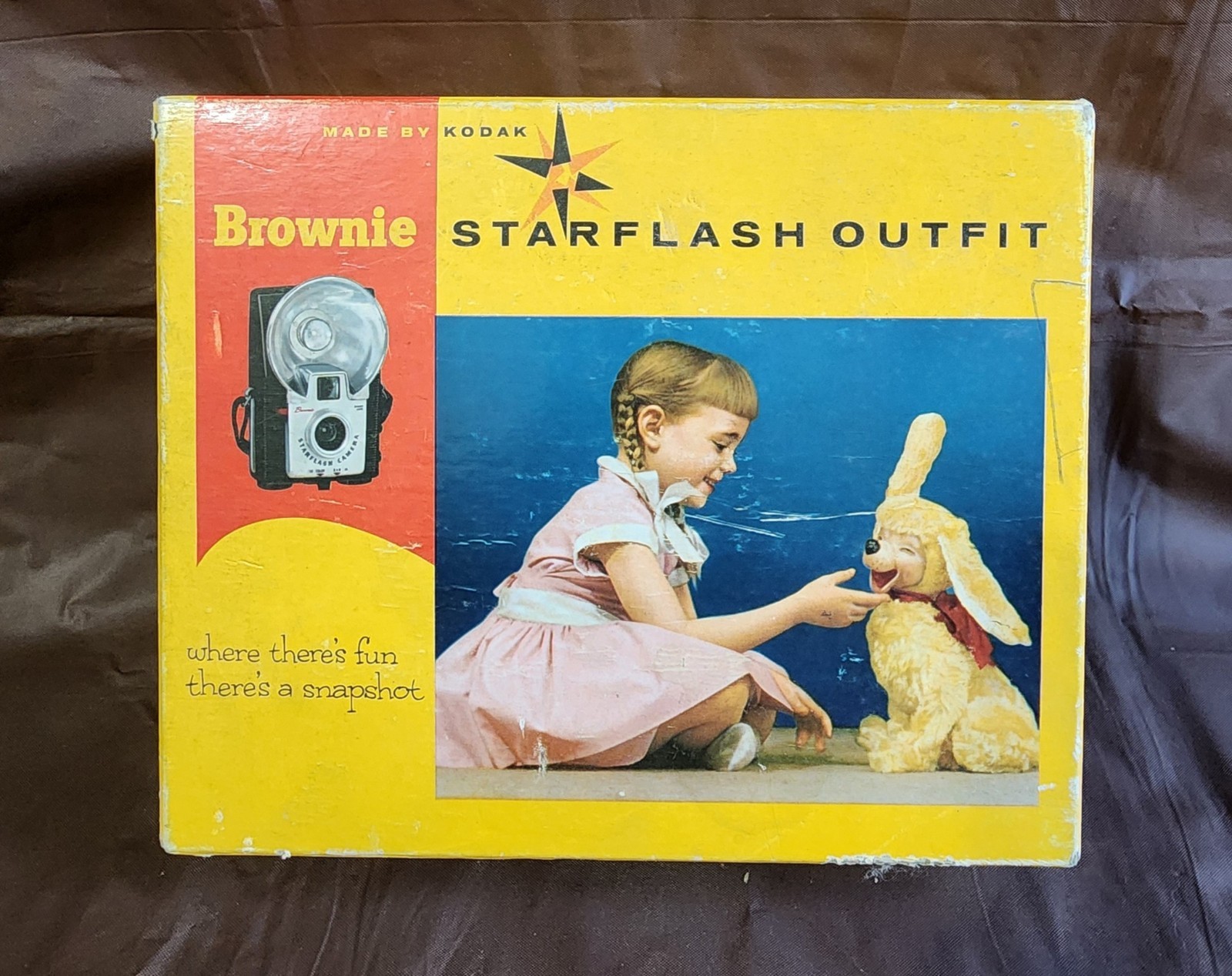 ☆Vintage Kodak 24T Brownie Starflash Outfit Camera w/ Original Box