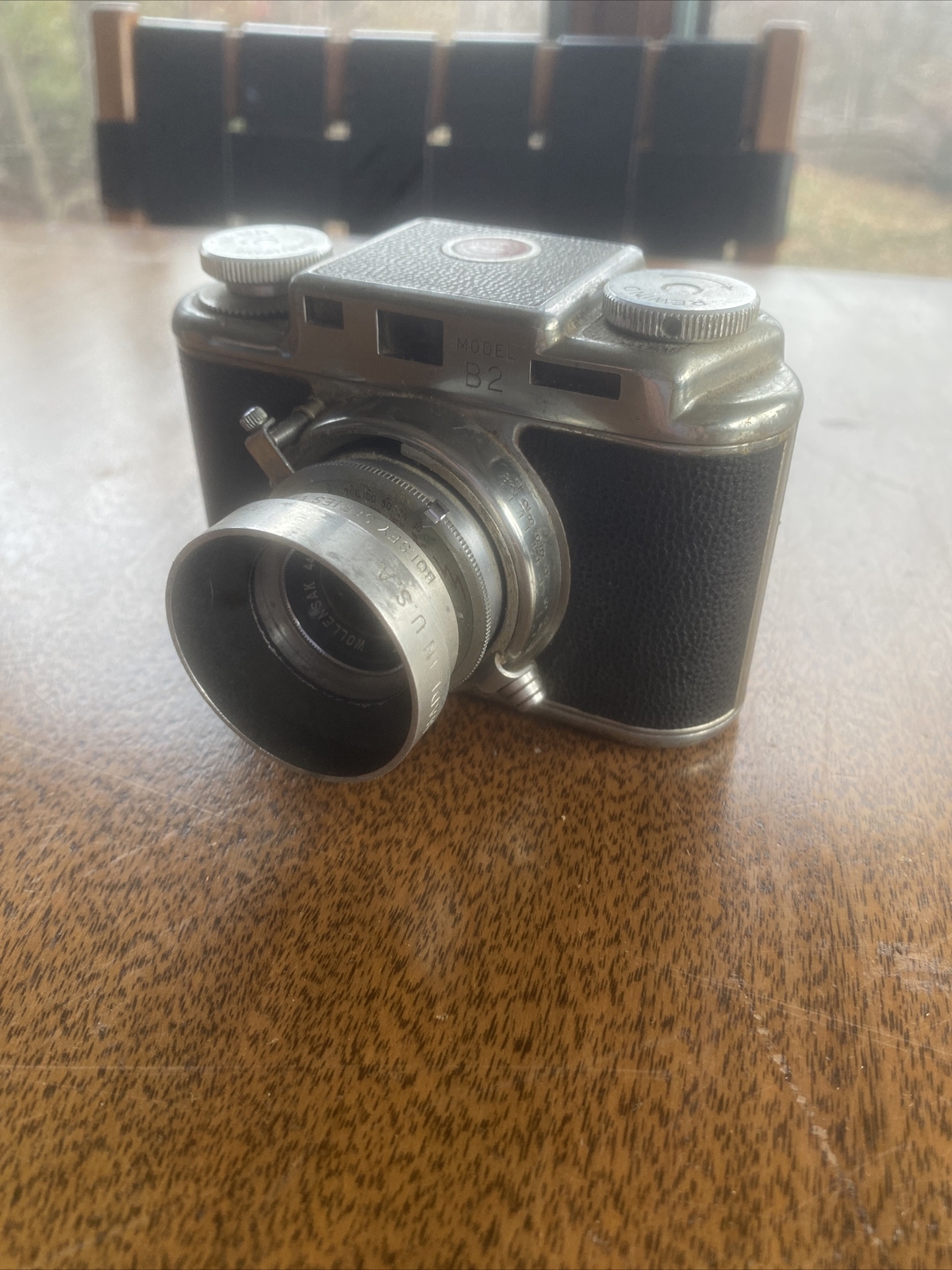 VTG BOLSEY B2 35mm Film Camera Wollensak Anastigmat f/3.2 44mm lens w/ Case