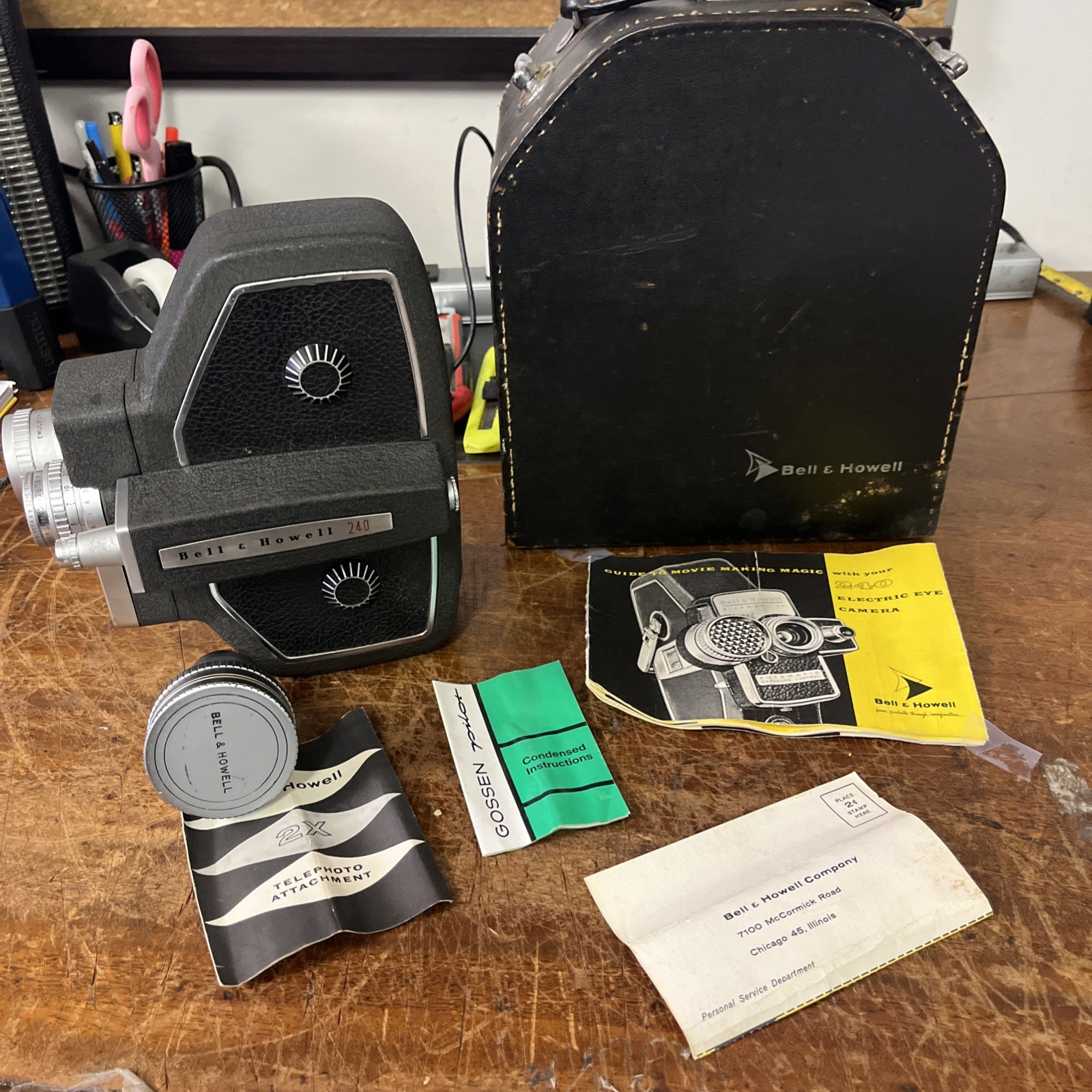Bell n Howell Antique 16mm Camera – Fully Functional- Works Great