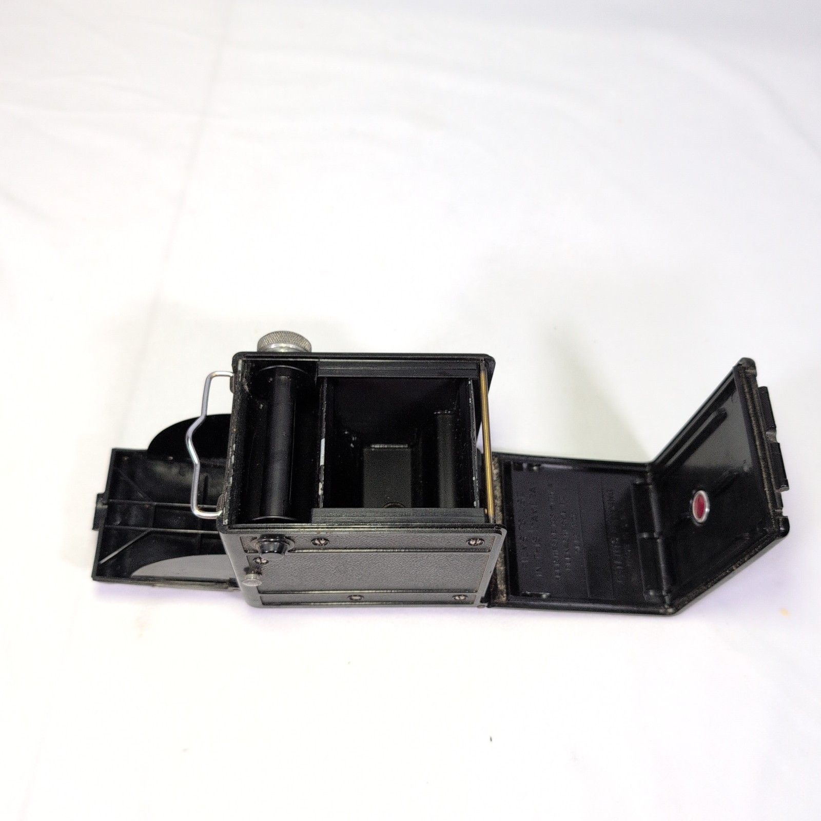 Vintage Spartus Full-Vue Box Camera 120 Film Top View Chicago Made In The USA