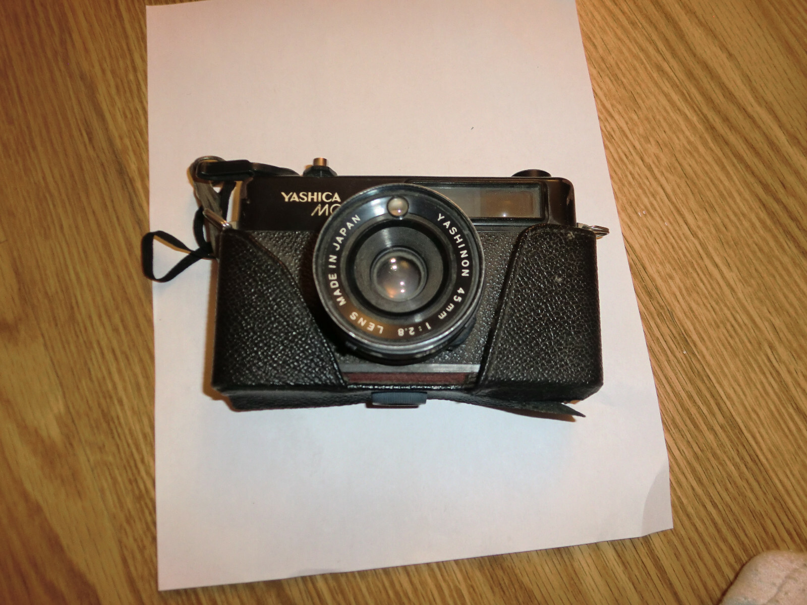 Yashica MG-1 Film Camera with Yashinon 45mm 2.8 Lens *Parts/Repair**AS-IS**