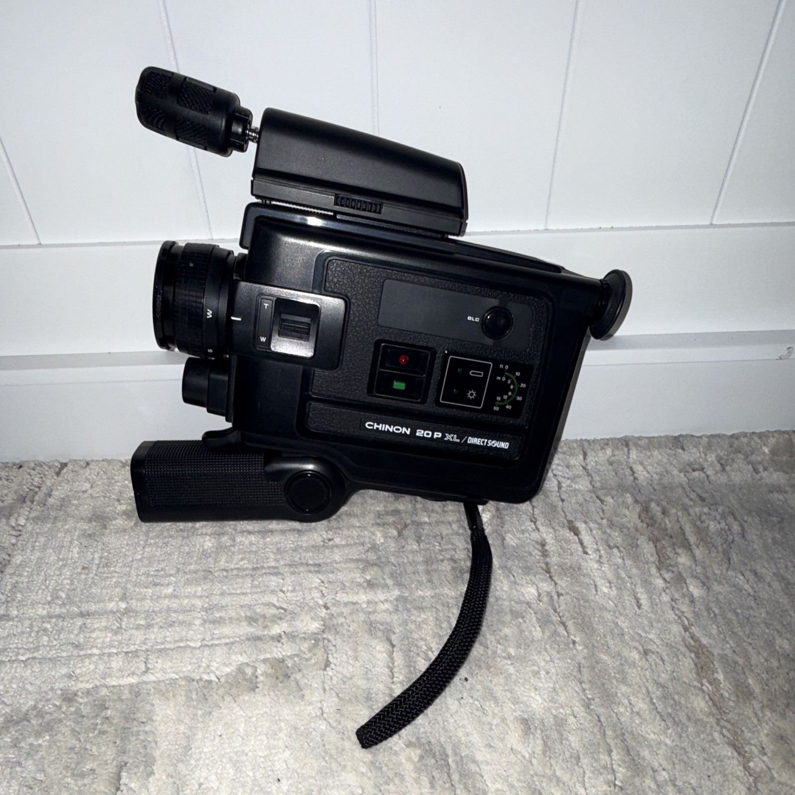 Chinon 20 P XL Direct Sound Super 8 Movie Camera Film Tested & Working!