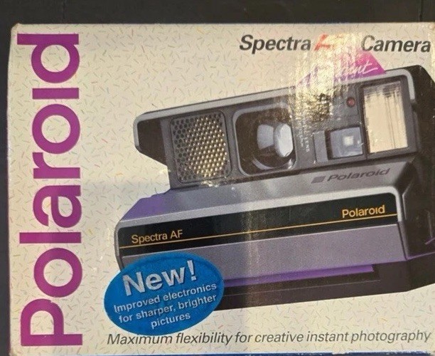 New vintage Dead Stock Polaroid Spectra AF iNSTANT Camera In Box