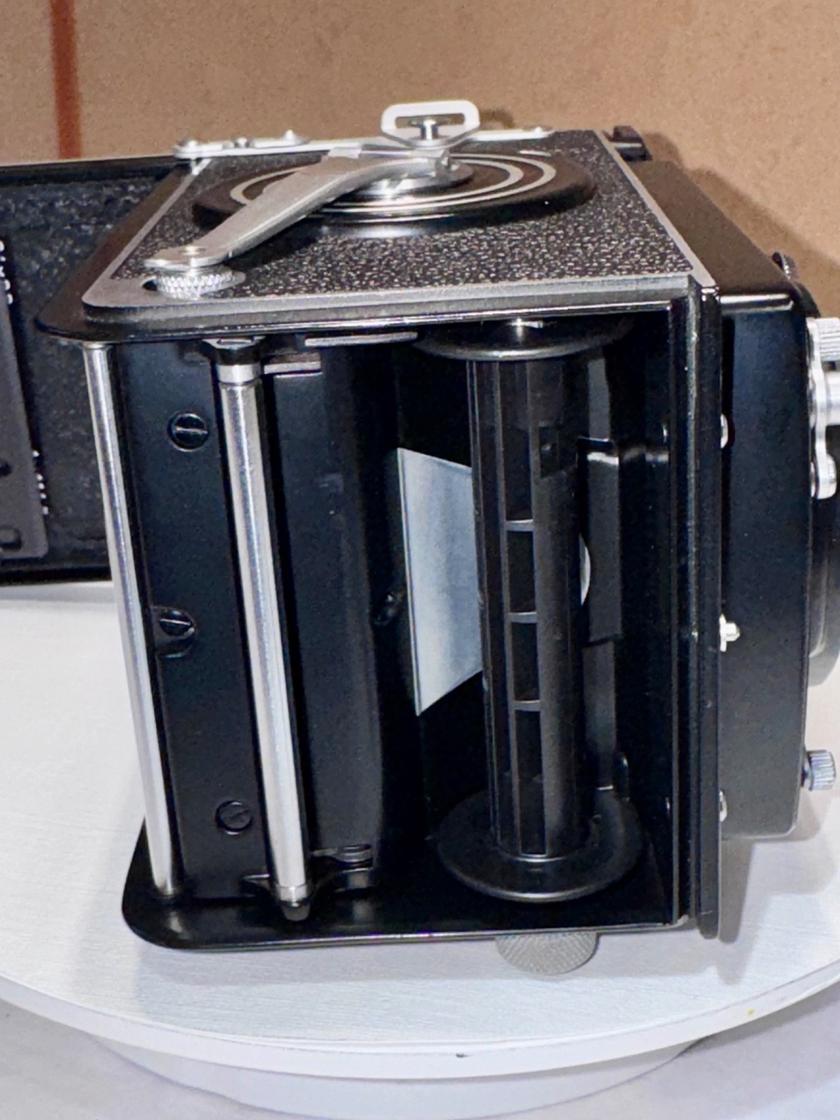 1951-1954 Original Rolleiflex 3.5A M-X Sync K4A 1:3.5/75mm w/Case & attachments