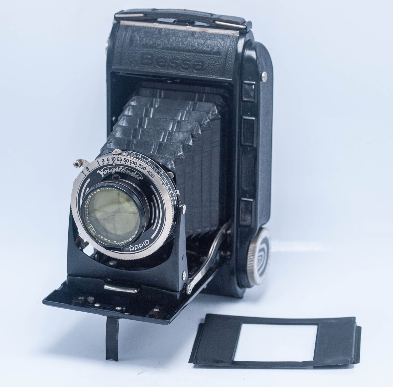 Voigtlander Bessa RF 6×9 120 Film Rangefinder Camera Helomar Lens w/ 6×4.5 Mask