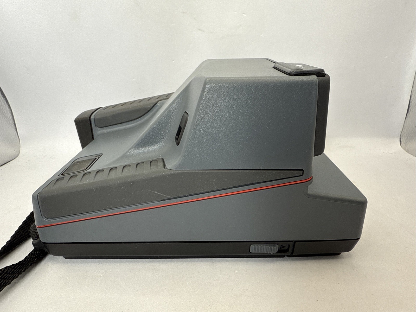 Polaroid Impulse Flash Instant Camera Black Gray Photography Vtg 80s 90s