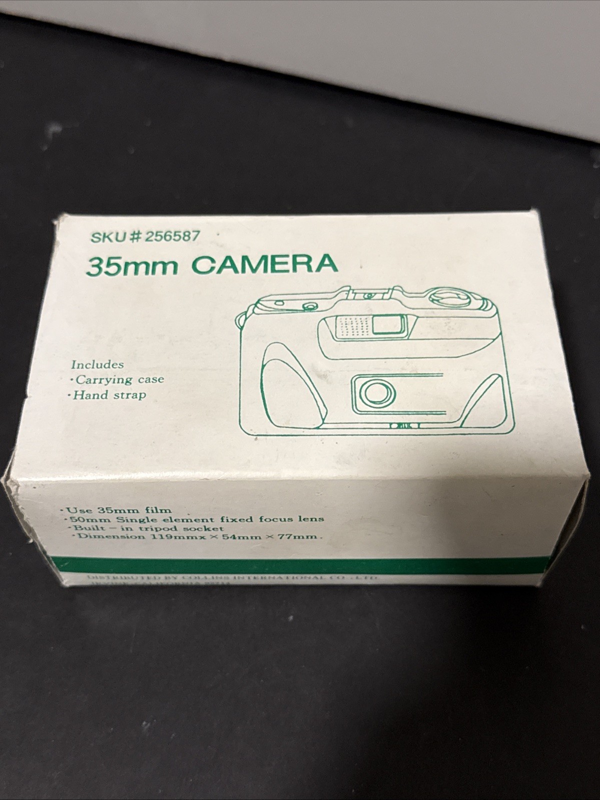 New 35mm Camera With Box, Instructions, Case