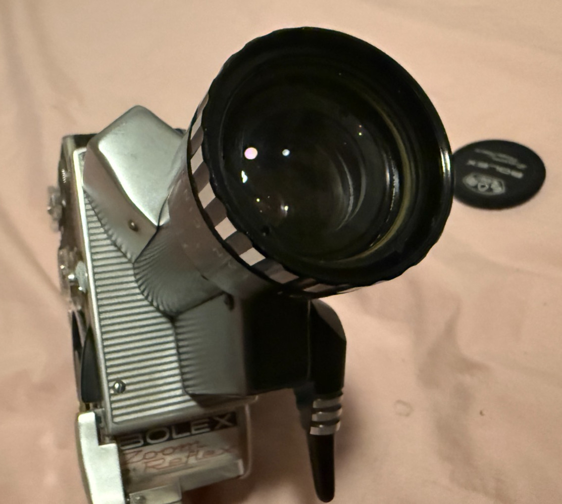 1960s Bolex Paillard P1 Reflex 8mm Movie Camera Pan-Cinor 8-40mm f/1.9 – Runs!