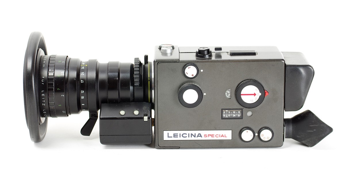 Leicina Special Super 8 Movie Camera with Leitz Optivaron 1.8/6-66mm No.083290