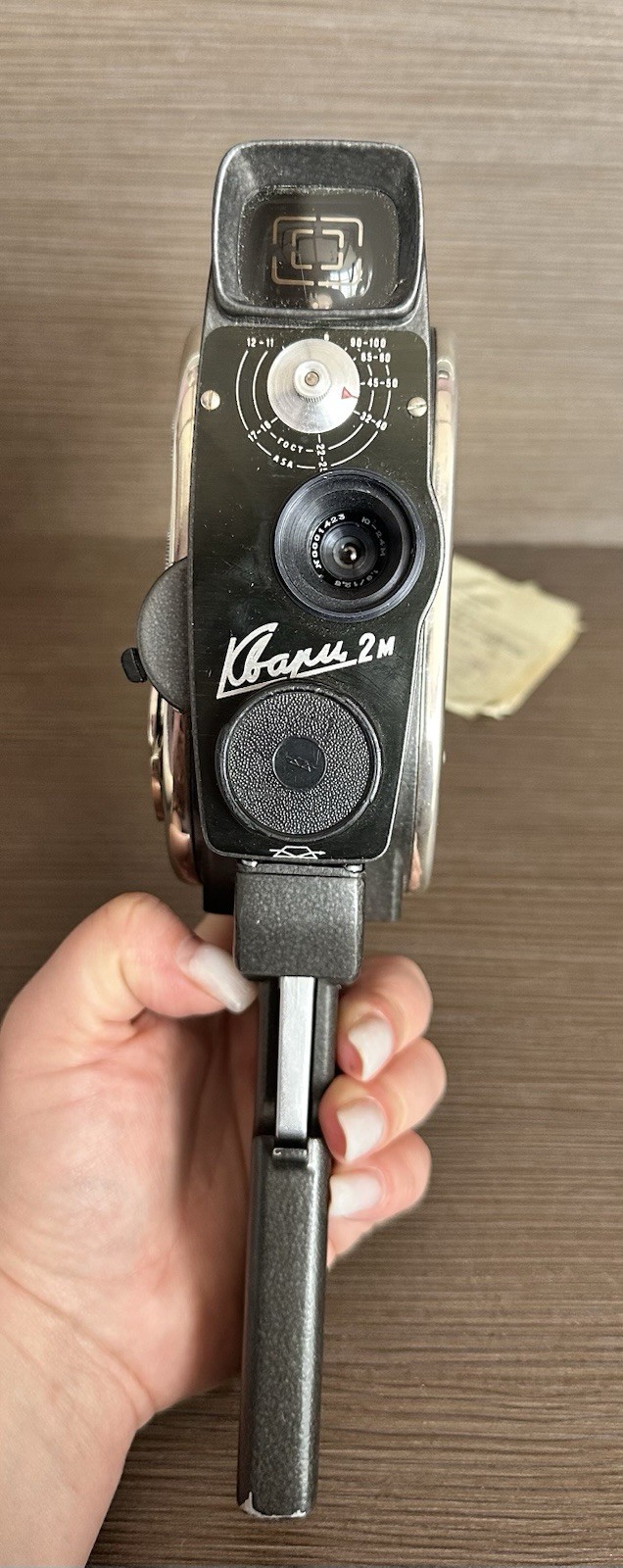 WORKING Vintage Soviet 8mm Movie Camera Quarz-2M Boxed Set 1967 USSR Quartz