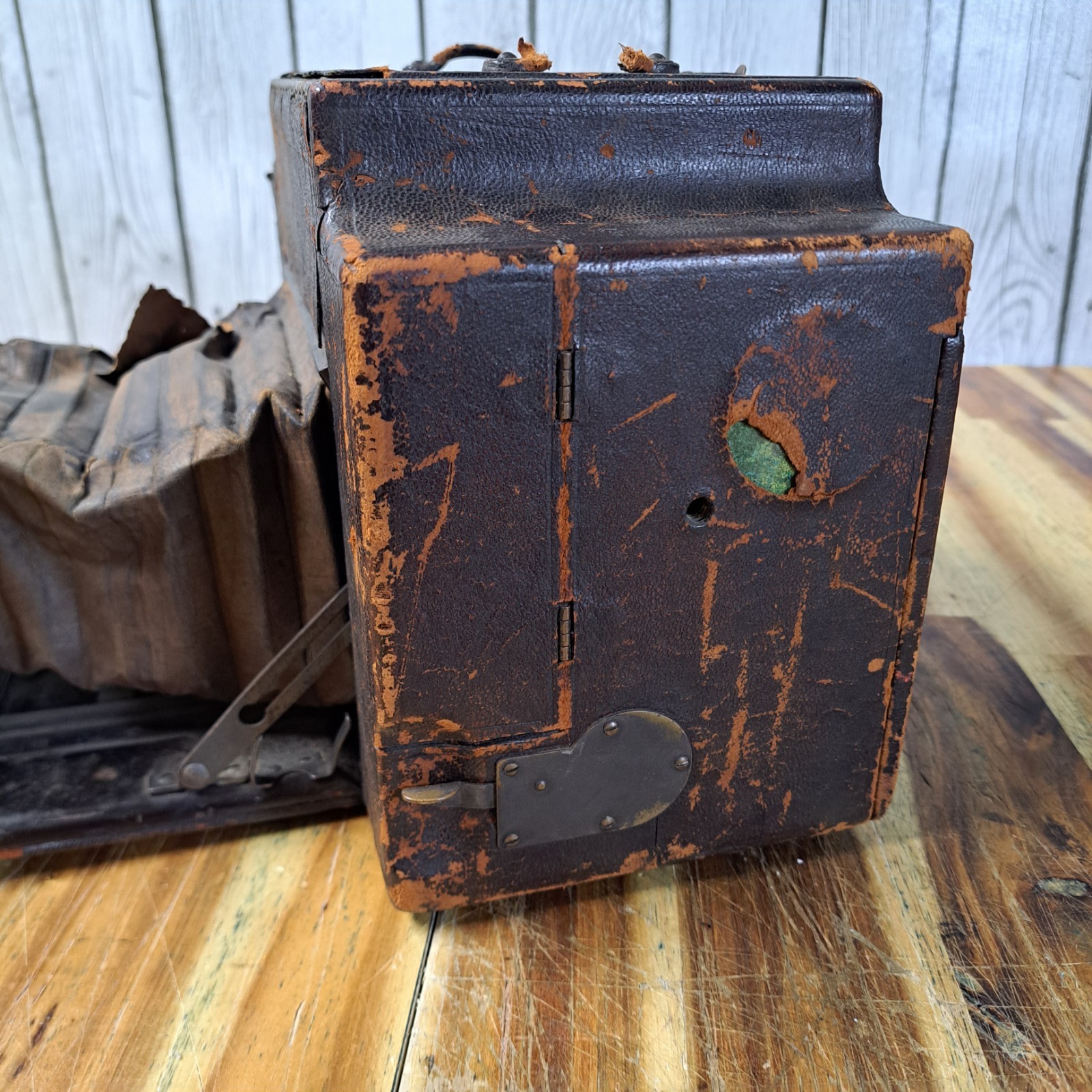 Vtg 3A Graflex Camera with Bausch & Lomb Optical Kodak Anastigmat Parts Repair