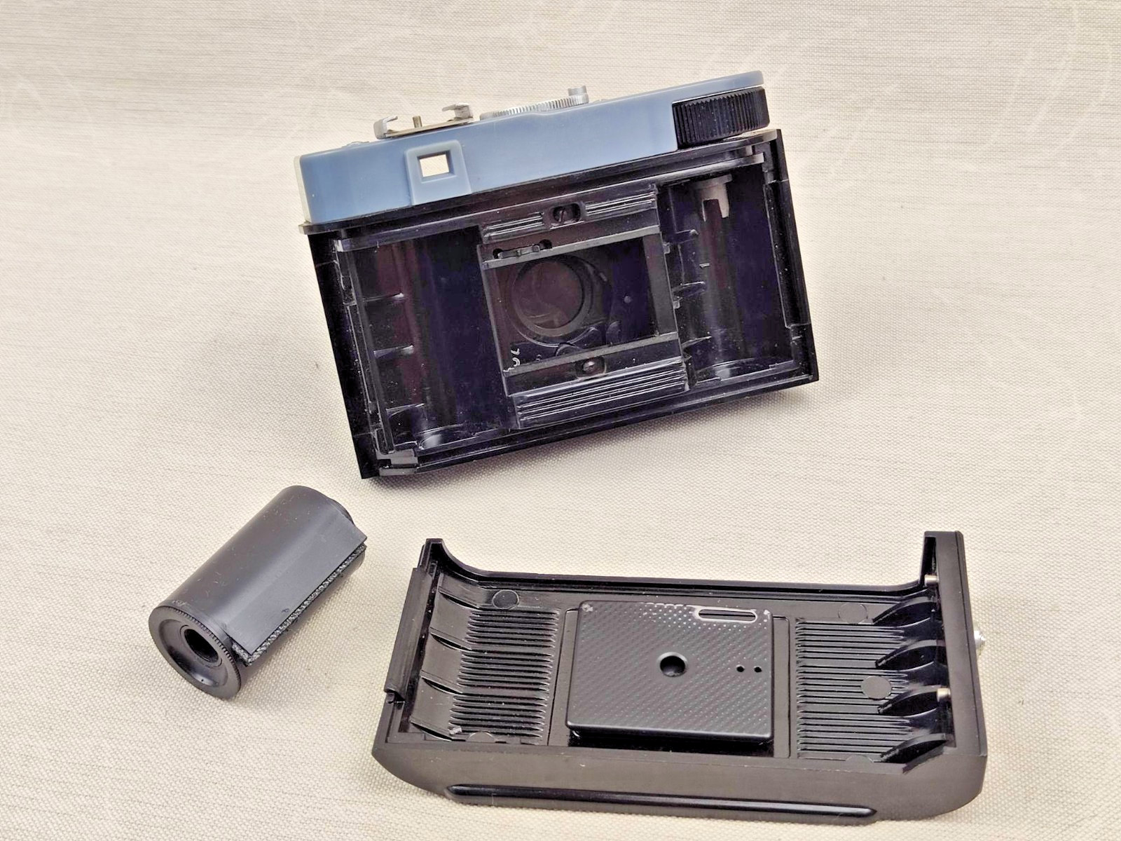 The Soviet scale camera “Smena-7” manufactured by the LOMO association
