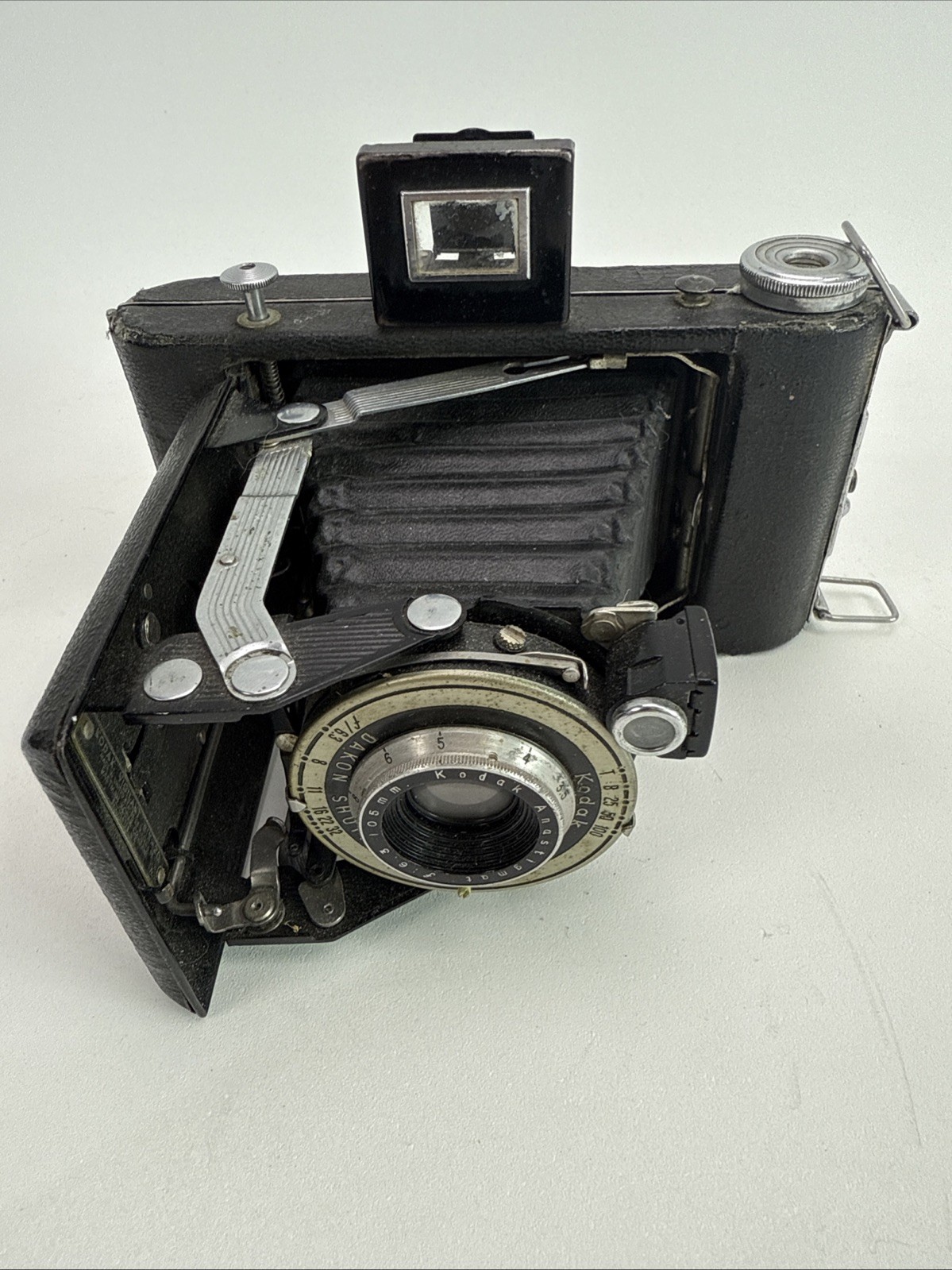 Vintage Kodak Vigilant Six-20 Folding Camera Anastigmat 105mm Flash Dakon Shu