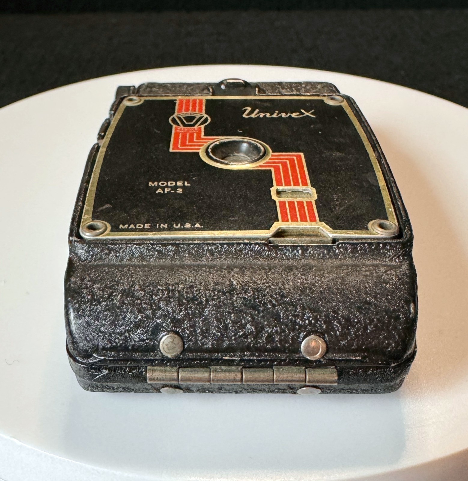 Vintage Univex model AF-2 miniature film CAMERA not working FOR DISPLAY