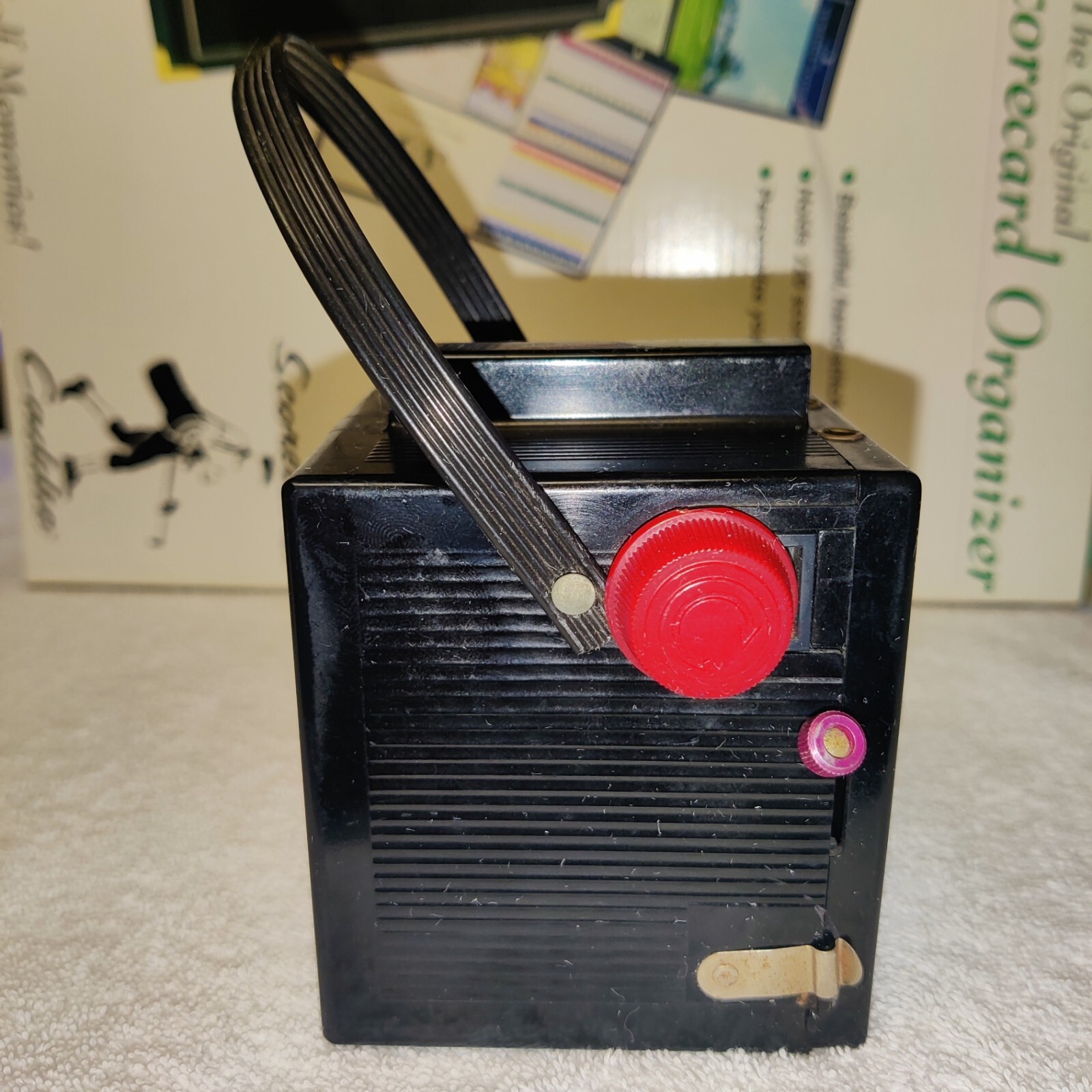 Vintage BRAUN IMPERIAL SIX-TWENTY BOX PRESS FLASH Camera * USA * 620 Film