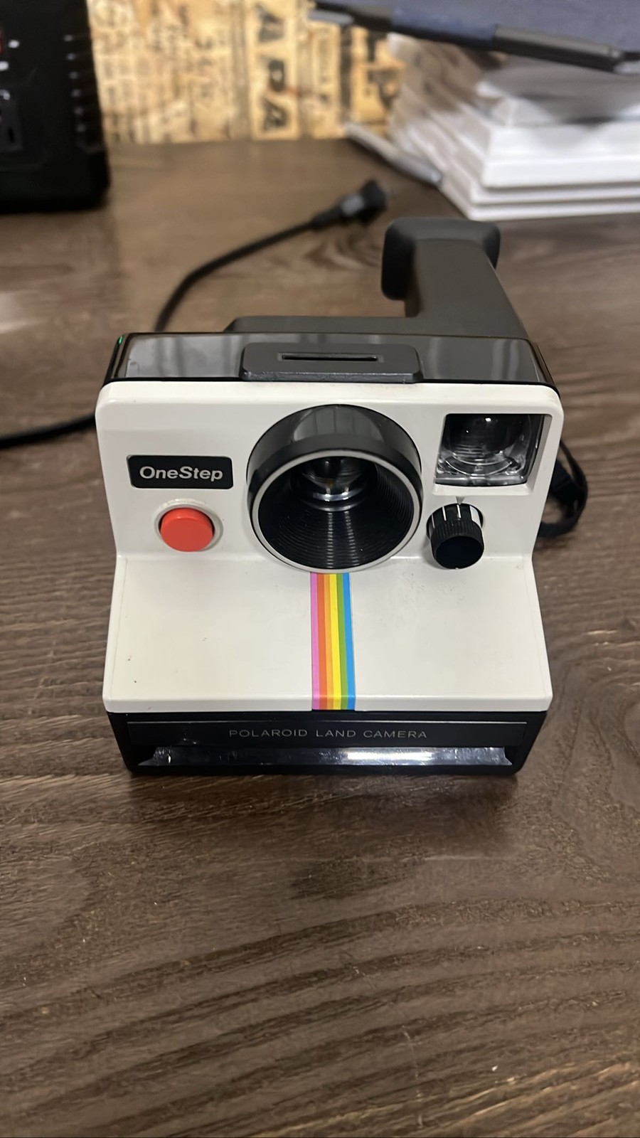 Vintage Polaroid OneStep SX-70 Rainbow Stripe Land Camera Instant Film