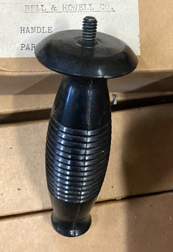 Original B&H Mfg. Eyemo or Filmo 1/4″ Bore Handle Grip Military WWII Rare-NOS