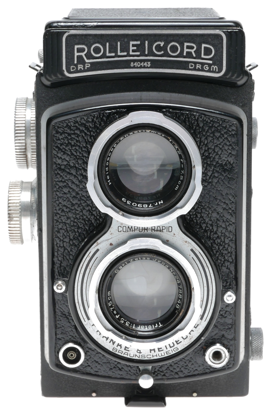 Rolleicord IIb Model K3 Zeiss Triotar 3.5 Lens Serial No.840443