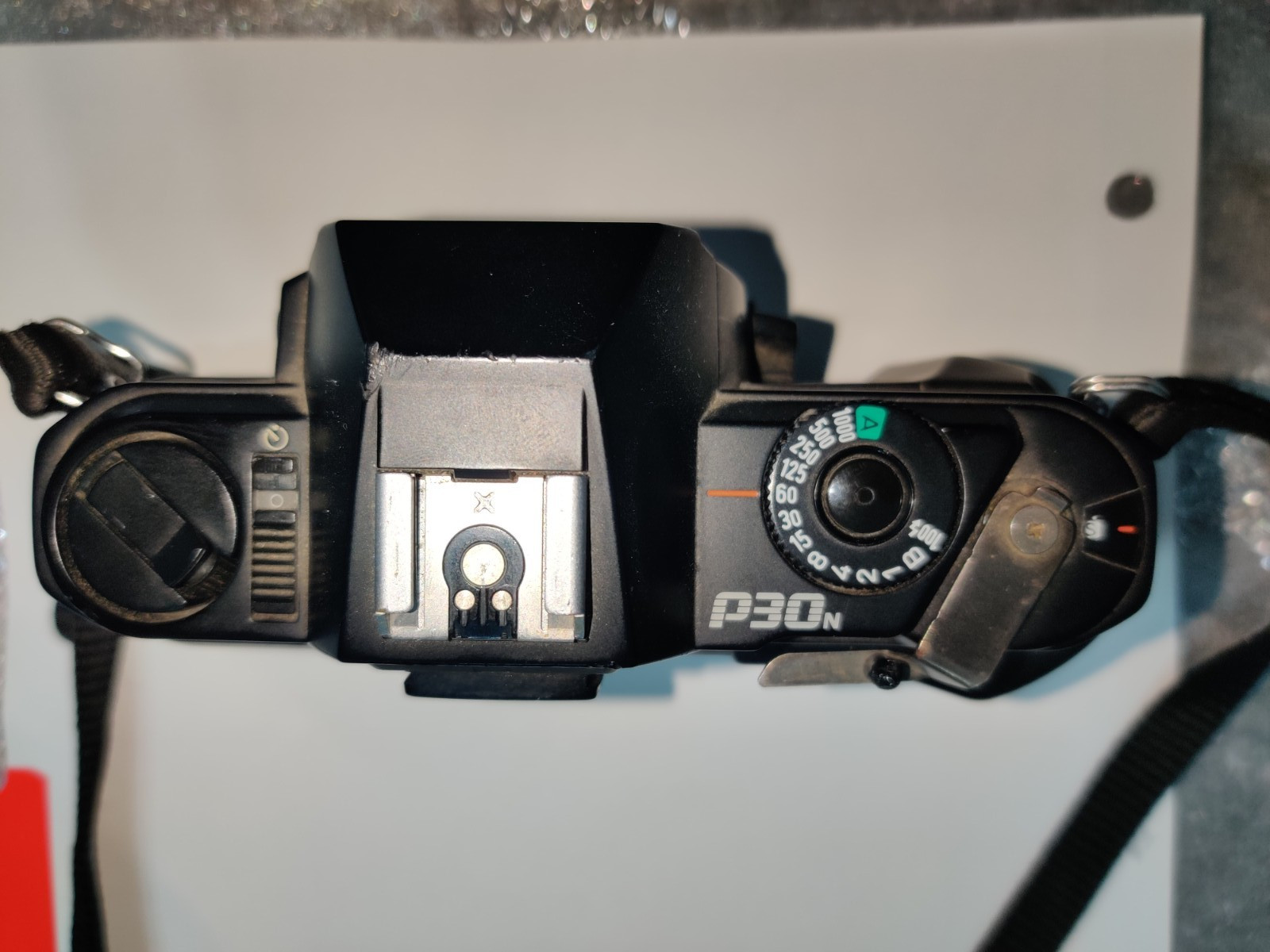 Pentax P30n camera with a free Photoline 35-70mm lens—Untested As It Is