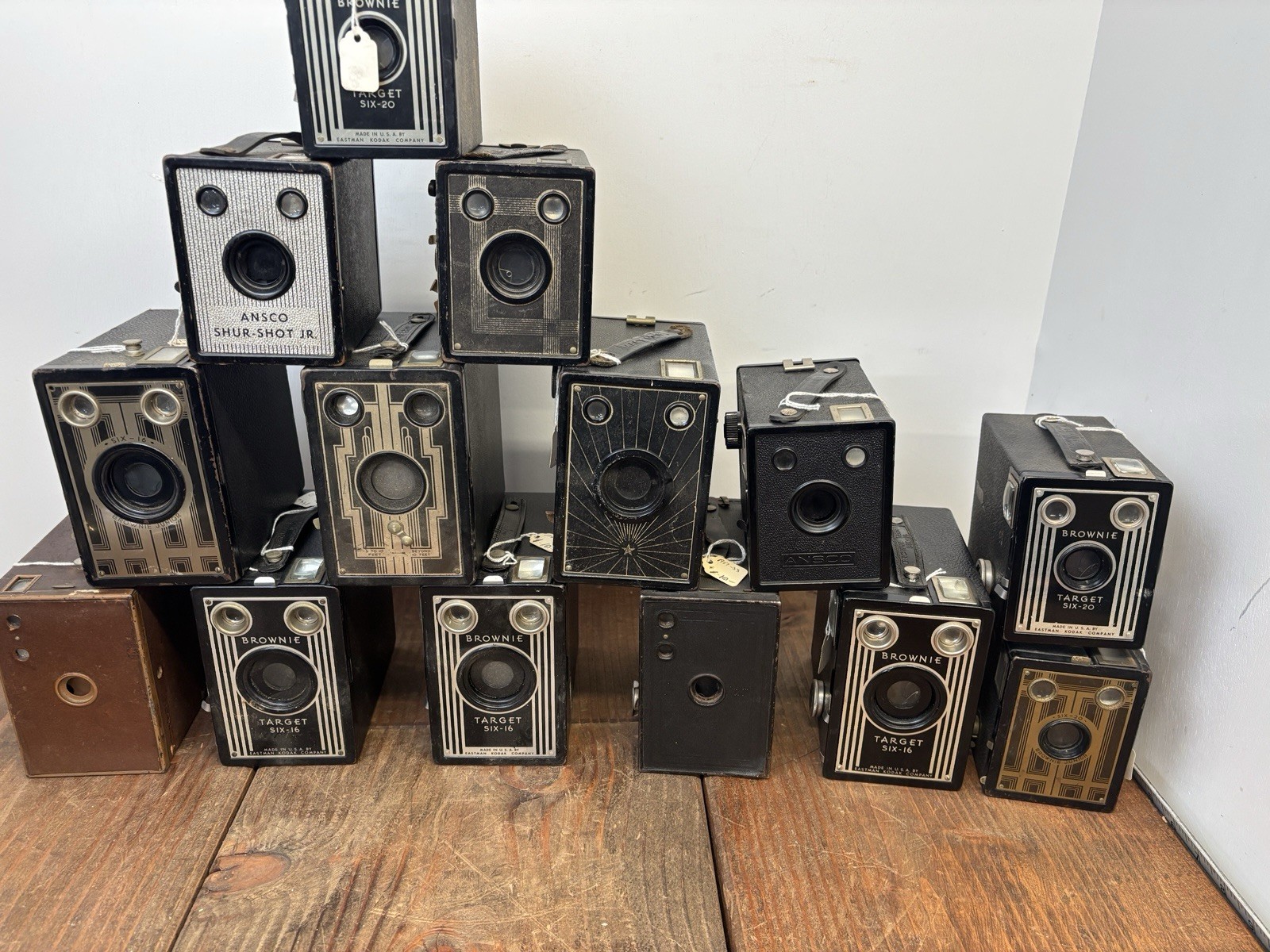 Kodak Brownie & Ansco 14 Cameras Art Deco Lot 6