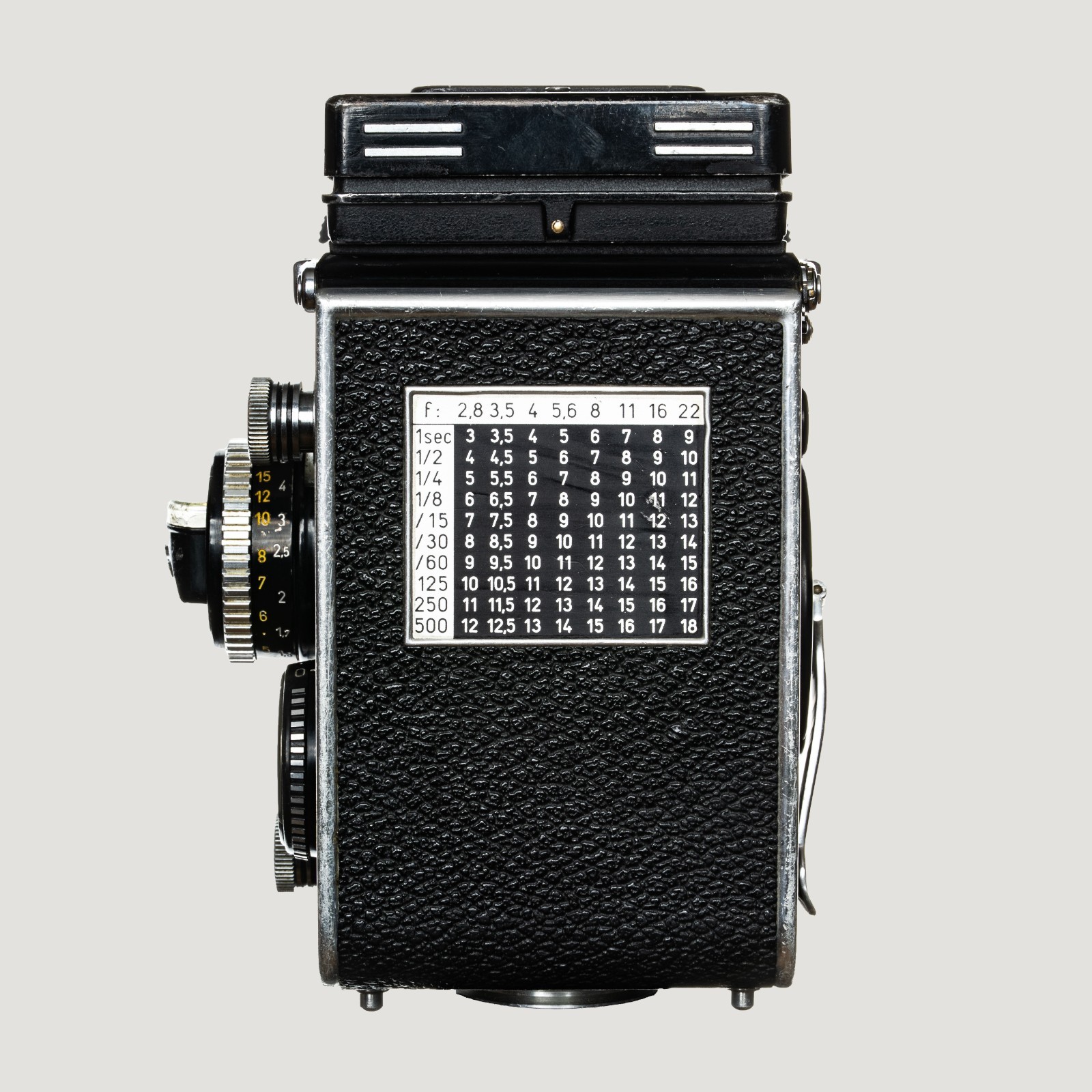 Rolleiflex 3.5F Planar TLR Camera Carl Zeiss 75mm f/3.5 120 Film Tested