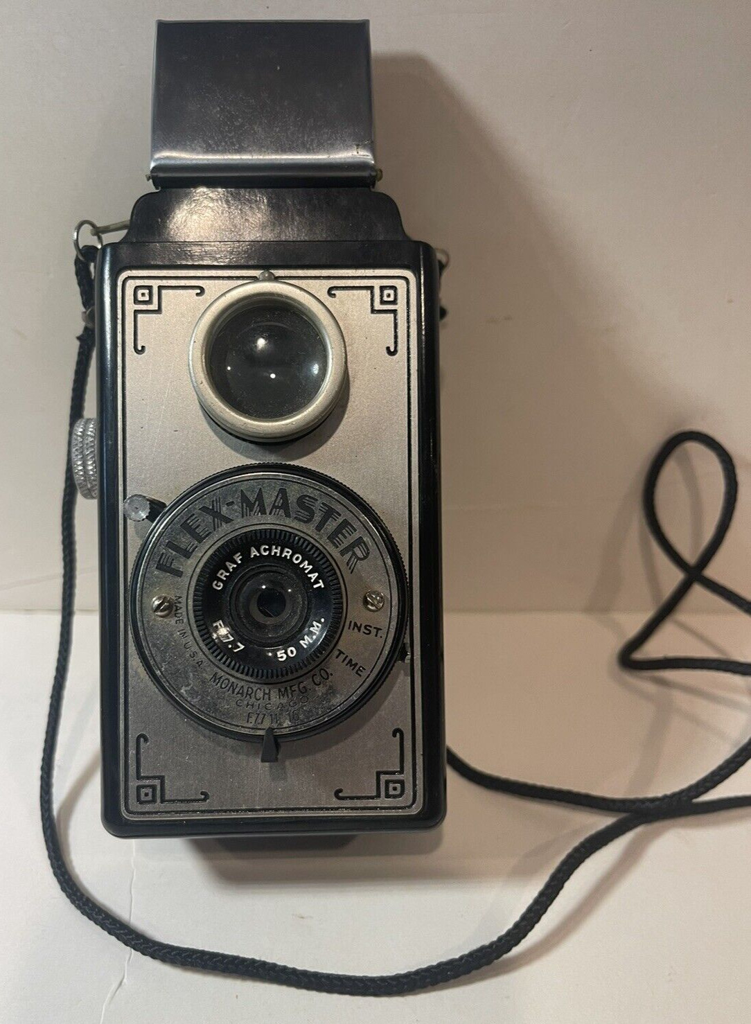 MONARCK REFLEX CAMERA MONARCH w/ Box, Instructions, & Neck Strap – VINTAGE [G]