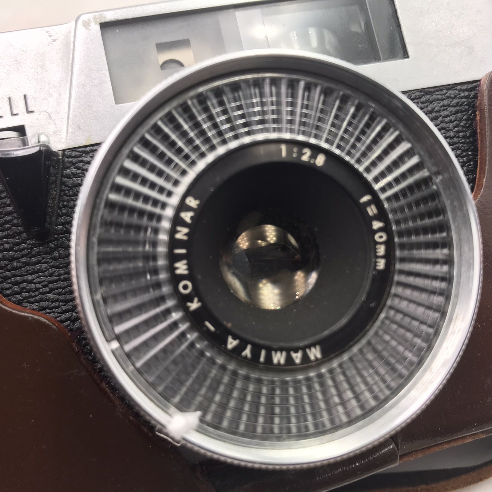 Honeywell Mamiya Electric Eye 35R 35mm Film Camera + Case 40 mm 1:2.8 UNTESTED