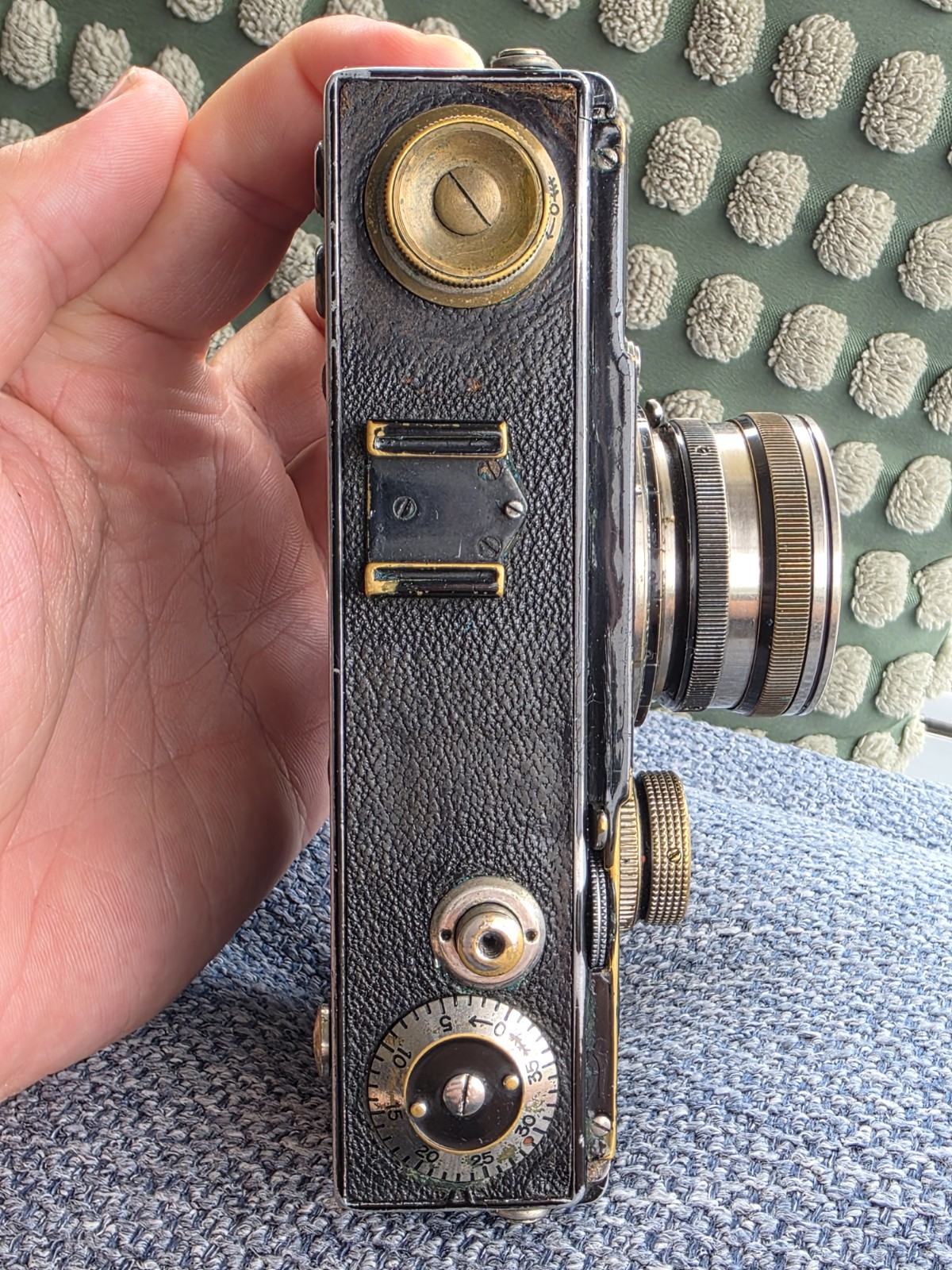 Zeiss Ikon Contax I Rangefinder Black Nickel with Zeiss Sonnar 2/5cm Lens