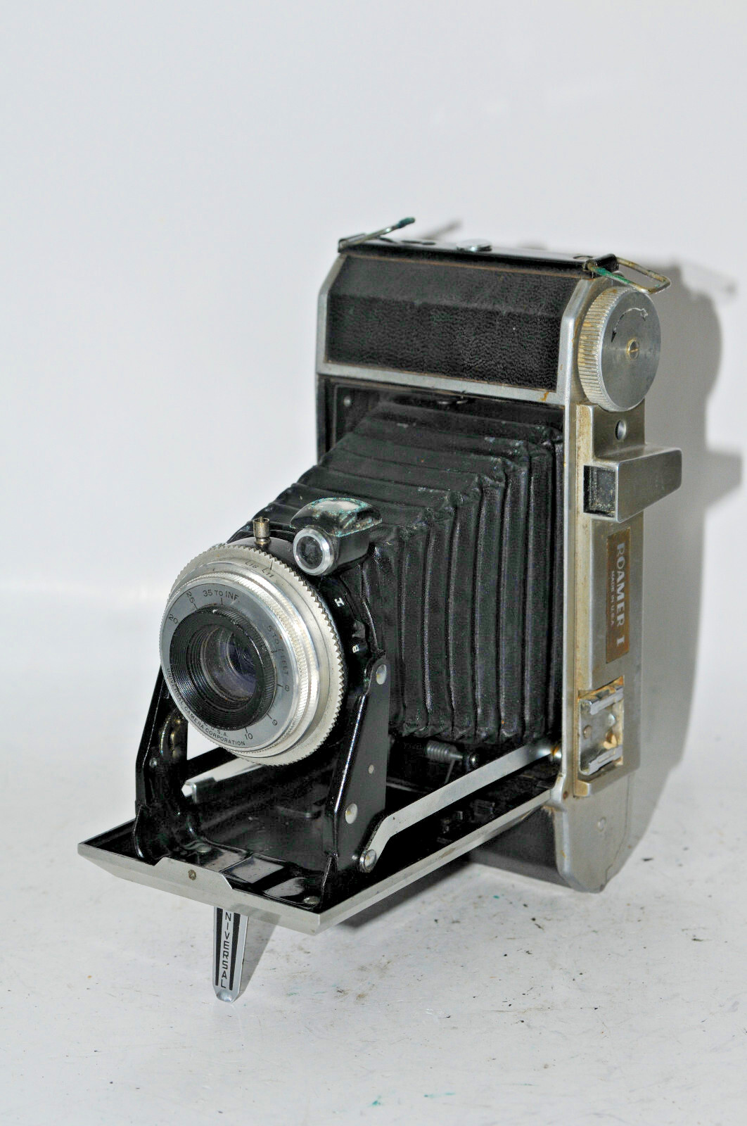 Universal Camera Roamer I Folding 120/620 Medium Format Film-TESTED/WORKING