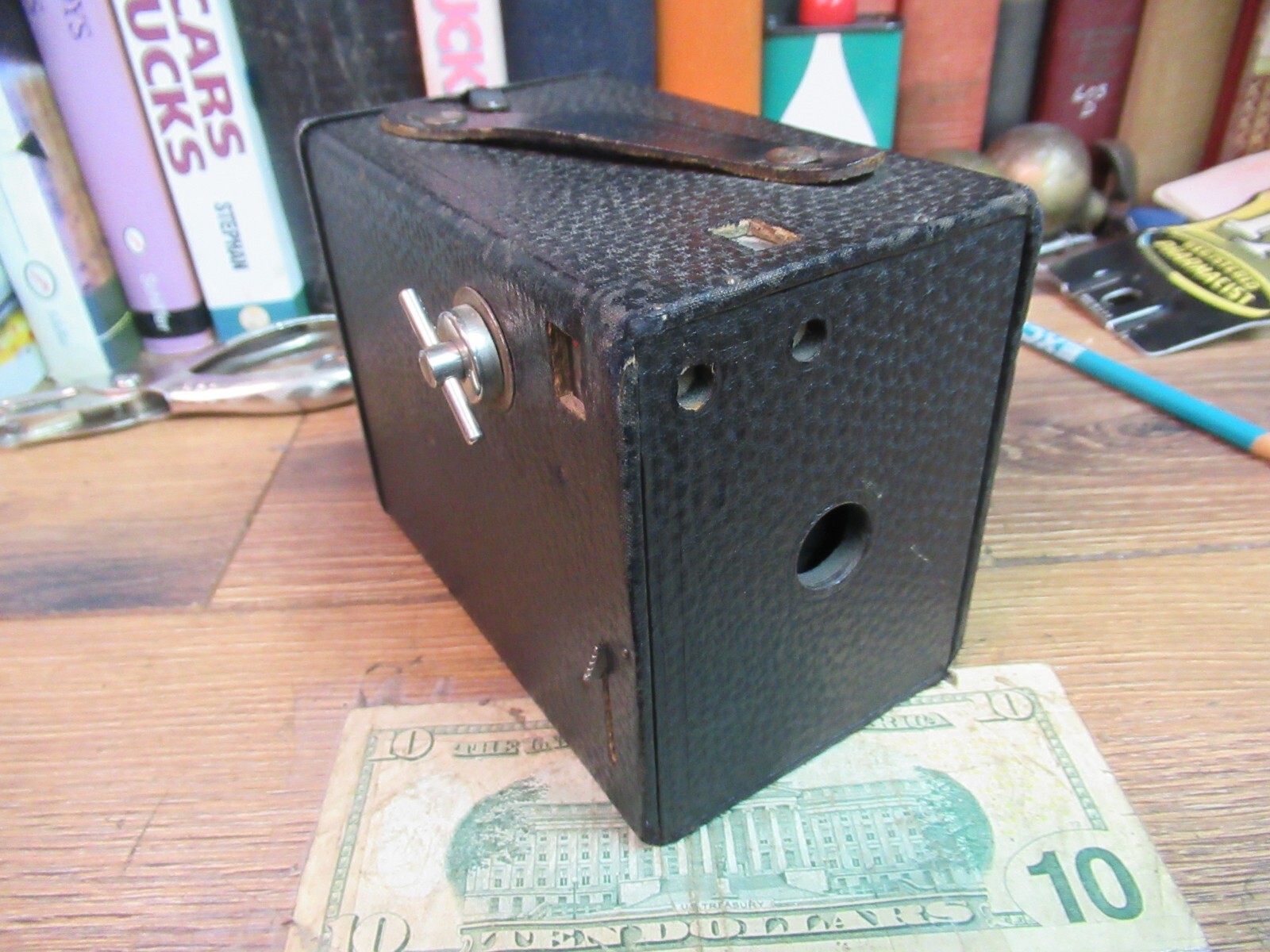 ANSCO GOODWIN No 2 BOX CAMERA ART DECO RETRO CANADA PAT 1924 ORIGINAL VINTAGE