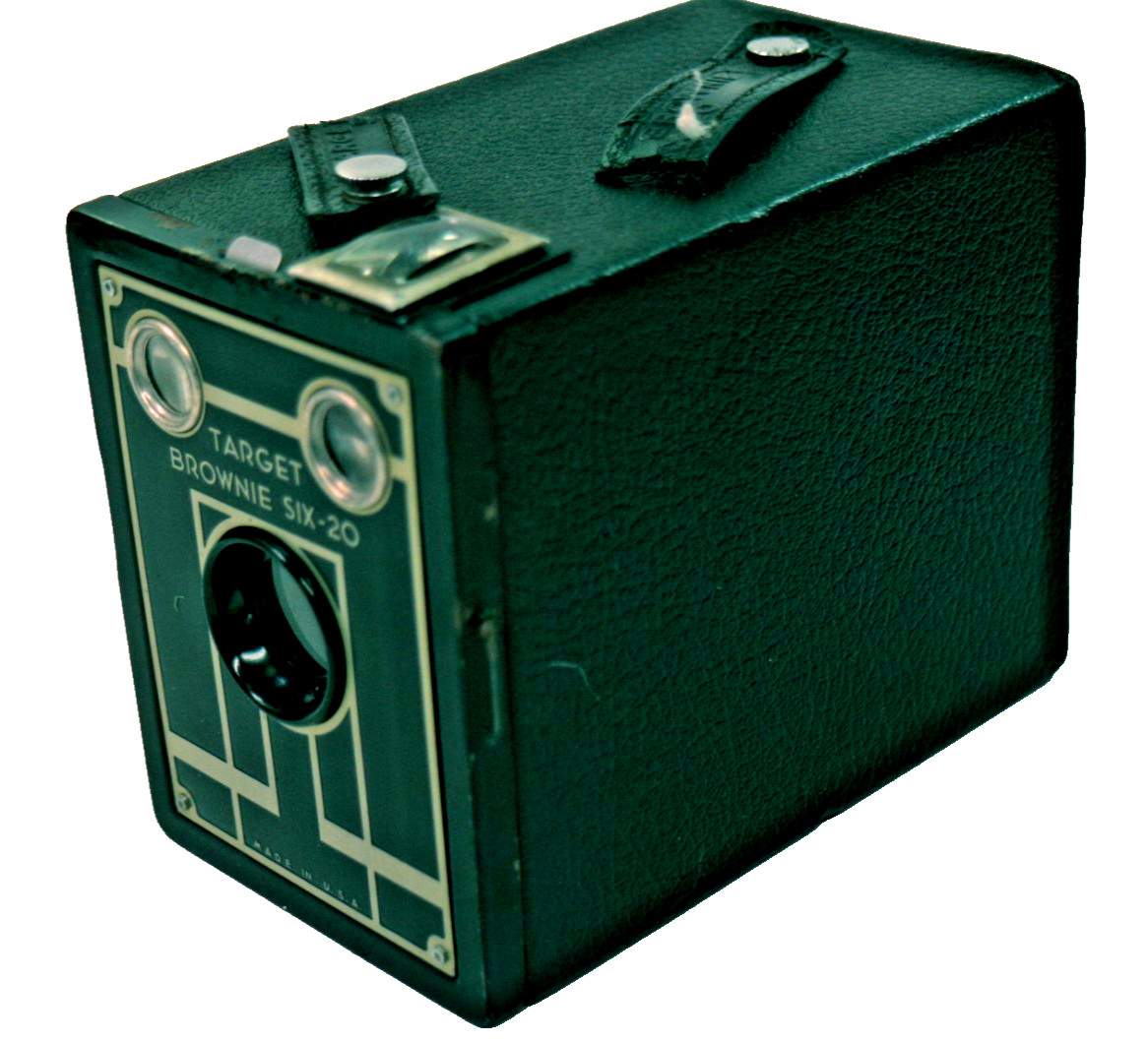 Kodak Brownie Target Six-20,With Original Film Roll Working in Excellent cond