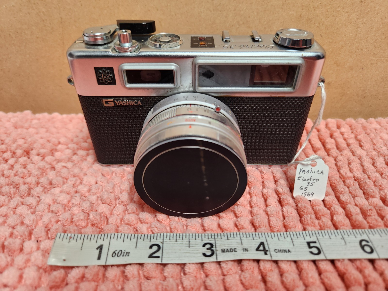 VTG 1969 Yashica Electro 35 GS Rangefinder 35mm Film Camera w/ 45mm Lens ESTATE