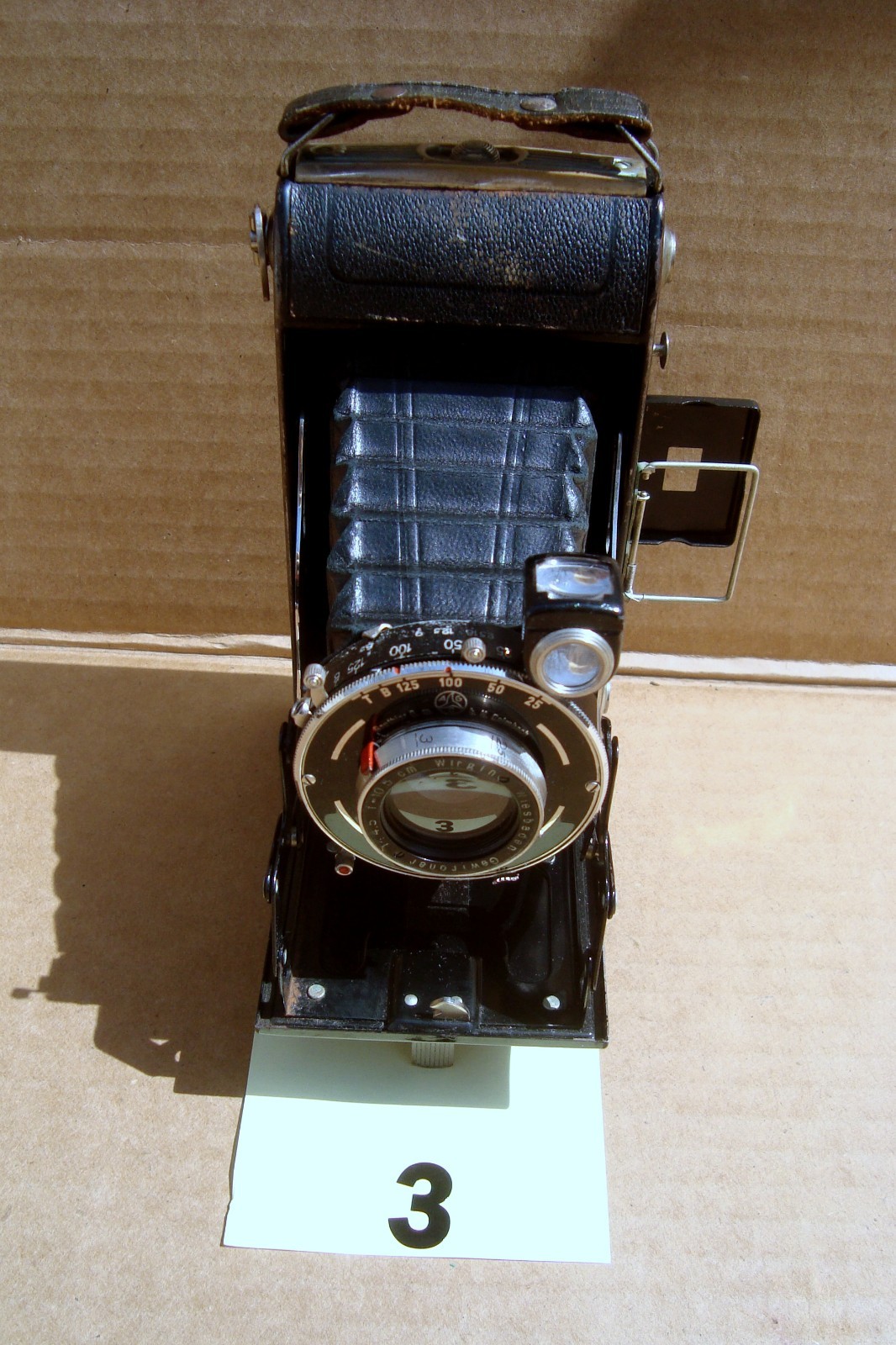 Vintage 1930-1940 Wicgin German Folding Camera Features Pronto Shutter (#3)