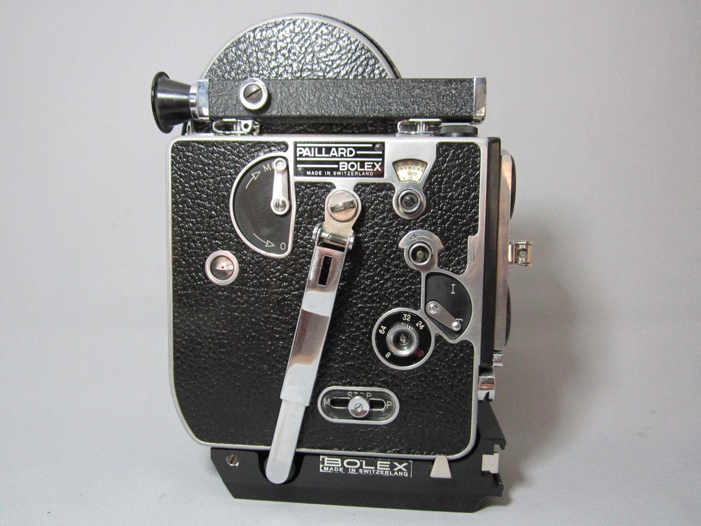 BEAUTIFUL BOLEX NON REFLEX 16MM MOVIE CAMERA, C-MOUNT LENS TURRET -NO BASE